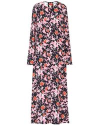 Marni Vestito con stampa camouflage - Rosa