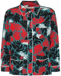 Marni Camicia con stampa - Blu