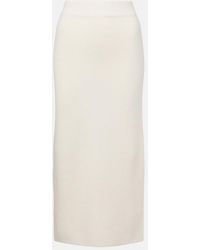 Jardin Des Orangers - Wool And Cashmere Midi Skirt - Lyst