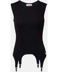 Jean Paul Gaultier - Top Aus Baumwoll-Jersey - Lyst