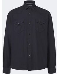 Canali - Camisa De Algodon - Lyst