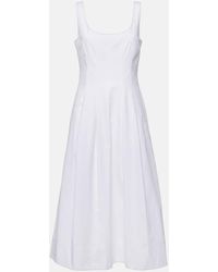 Proenza Schouler - Label Midikleid Shelby Aus Baumwolle - Lyst