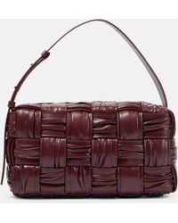 Bottega Veneta - Brick Cassette Small Leather Shoulder Bag - Lyst