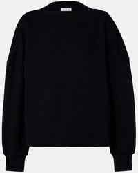 Alaïa - Cotton Jersey Sweatshirt - Lyst