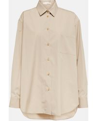 The Row - Brant Oversized Cotton Shirt - Lyst