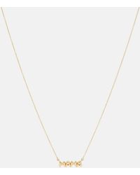 STONE AND STRAND - Mama 10kt Gold Necklace - Lyst