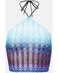 Missoni - Cropped-Top Aus Haekelstrick - Lyst