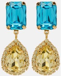 Magda Butrym - Crystal-Embellished Drop Earrings - Lyst