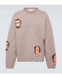 Acne Studios - Wool-blend Jacquard Sweater - Lyst