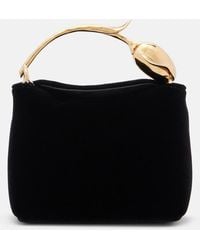 Erdem - Bloom Micro Velvet Top-Handle Bag - Lyst