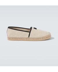 Dolce & Gabbana - Espadrille-Sandalen Dg Mit Leder - Lyst
