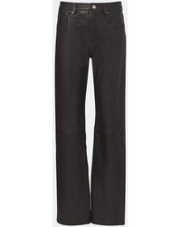 Arma - Jean Leather Straight Pants - Lyst