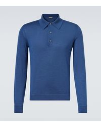 Tom Ford - Cashmere And Silk Polo Sweater - Lyst