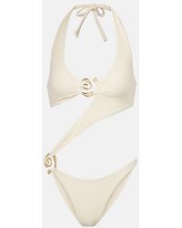 SAME - Badeanzug Halter Spiral - Lyst