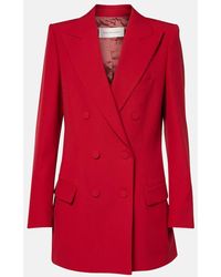 Dries Van Noten - Double-Breasted Wool Blazer - Lyst