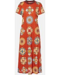 La DoubleJ - Vestido Midi Sporty Swing De Algodon - Lyst