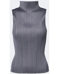 Pleats Please Issey Miyake - Basics Pleated Top - Lyst