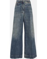 Etro - High-rise Wide-leg Jeans - Lyst