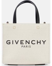 Givenchy - Shopper G-Tote Mini 4G de lona - Lyst