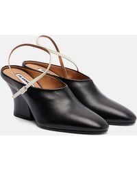 Jil Sander - Leather Mules - Lyst