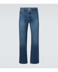 FRAME - Relaxed Distressed Straight Jeans - Lyst