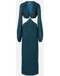 Oséree - Lumiere Cutout Ring-Detail Maxi Dress - Lyst
