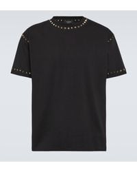 Valentino - T-shirt Rockstud en coton - Lyst