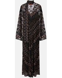 Missoni - Chevron Lame Maxi Dress - Lyst