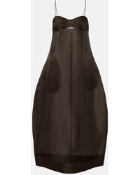 Rohe - Silk Organza Midi Dress - Lyst