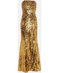 Carolina Herrera - Sequin-embellished Gown - Lyst