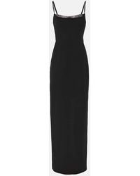 Roland Mouret - Embellished Wool And Silk Gown - Lyst