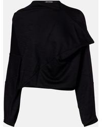 Junya Watanabe - Cropped-Top Aus Einem Wollgemisch - Lyst