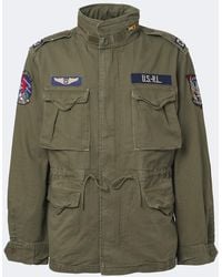 Polo Ralph Lauren - Chaqueta Iconic De Algodon Con Parches - Lyst