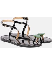 Amanu - Kigali Embeliished Leather Sandals - Lyst