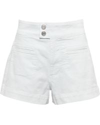 FRAME Jeansshorts Le Hardy - Weiß