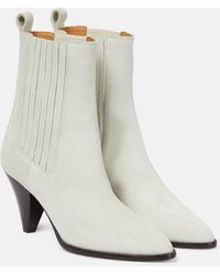 Isabel Marant - Reliane Suede Ankle Boots - Lyst