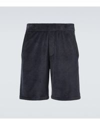 Loro Piana - Murano Cotton And Silk Velour Bermuda Shorts - Lyst
