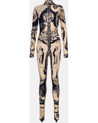 Jean Paul Gaultier - Tattoo Collection Printed Jersey Catsuit - Lyst