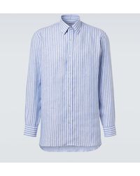 Charvet - Striped Linen Shirt - Lyst