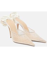 Magda Butrym - Mules Aus Mesh Mit Kristallen - Lyst