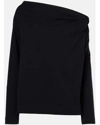 Dries Van Noten - Top Aus Baumwoll-Jersey - Lyst