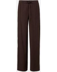 Vince - Linen And Rayon-Blend Wide-Leg Pants - Lyst