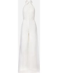 Max Mara - Bridal Tunca Semi-Sheer Silk Jumpsuit - Lyst