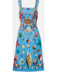 Dolce & Gabbana - Capri Printed Minidress - Lyst