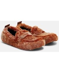 Acne Studios - Bojan Shearling Loafers - Lyst