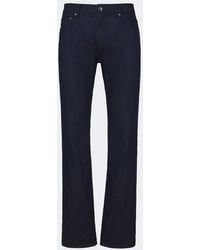 Etro - Jacquard Cotton-Blend Slim Pants - Lyst