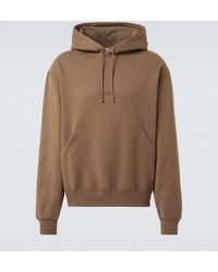 Saint Laurent - Bestickter Hoodie Aus Baumwolle - Lyst
