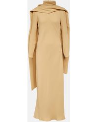 The Row - Pascal Scarf-neck Silk Gown - Lyst