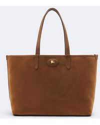 Burberry - Bloomsbury Medium Reversible Suede Tote Bag - Lyst