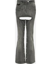 Courreges - Button-down Straight Jeans - Lyst